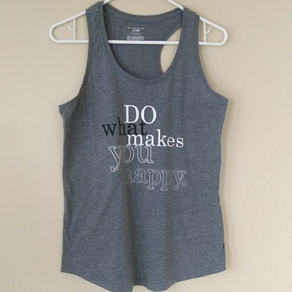 Tek Gear DryTek Racerback Heathered Tank Top M Gray - Picture 6 of 13